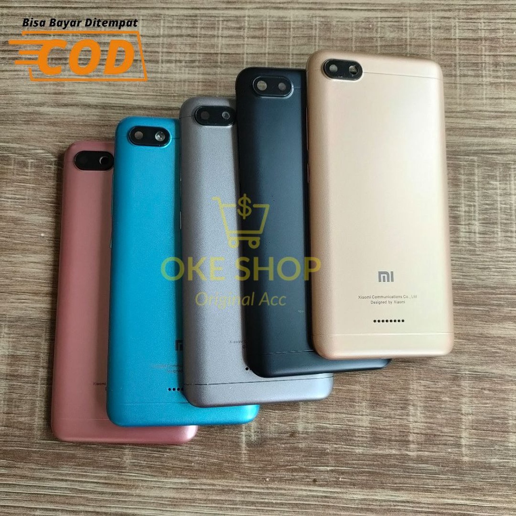 XIAOMI REDMI 6A - Backdoor Casing Tutup Belakang Xiaomi Redmi 6A Dual Sim Backdor Back Cover Xiaomi 