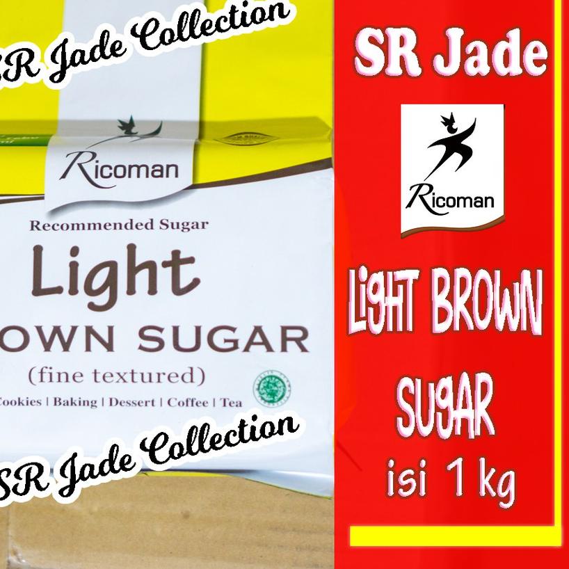 

♔ Ricoman Light Brown Sugar 1Kg Gula ✹