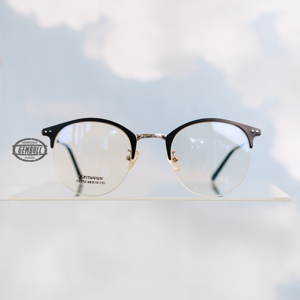 FRAME KACAMATA GANTUNG SEMI BULAT - GANDRING 02