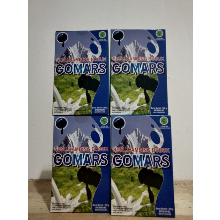 

[ COD ] Susu Kambing Ettawa Gomars Etawa Putih Gomars Go mars ISI 4BOX Asli