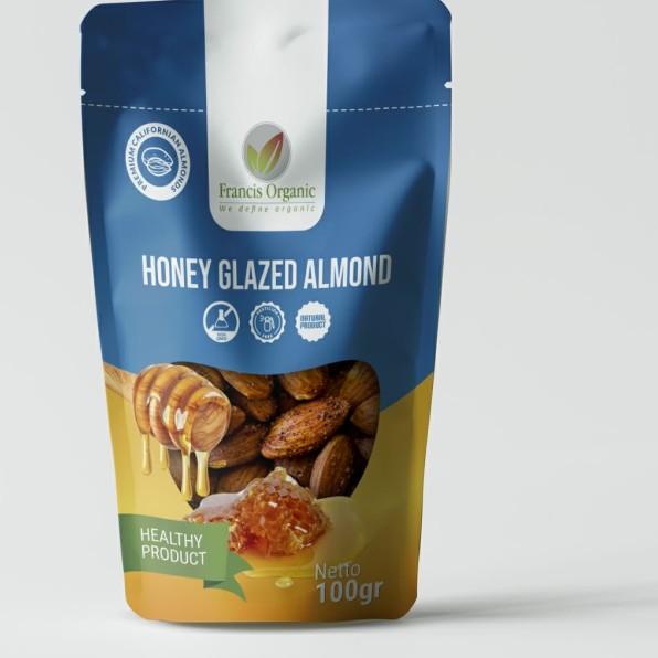 

☜ Francis Organic - Honey Glazed Crunchy Almonds - Pocket Size by Francis Organic ✲