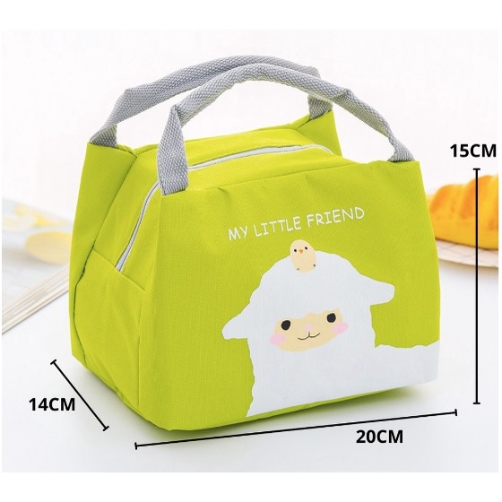 Tas Bekal Karakter Lunch Bag Cooler Makanan Anak Tas Lunch Box Karakter Murah Import 20x14x15