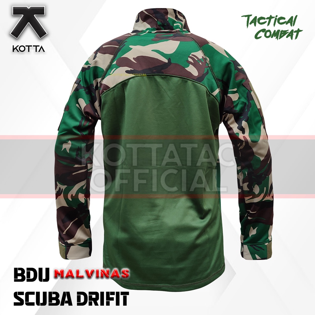 KAOS SCUBA COMBAT DRYFIT MALVINAS - KAOS LORENG DRYFIT - KAOS TACTICAL BDU LORENG - KAOS LORENG PREMIUM -  KAOS LORENG LENGAN PANJANG - KAOS TACTICAL LORENG