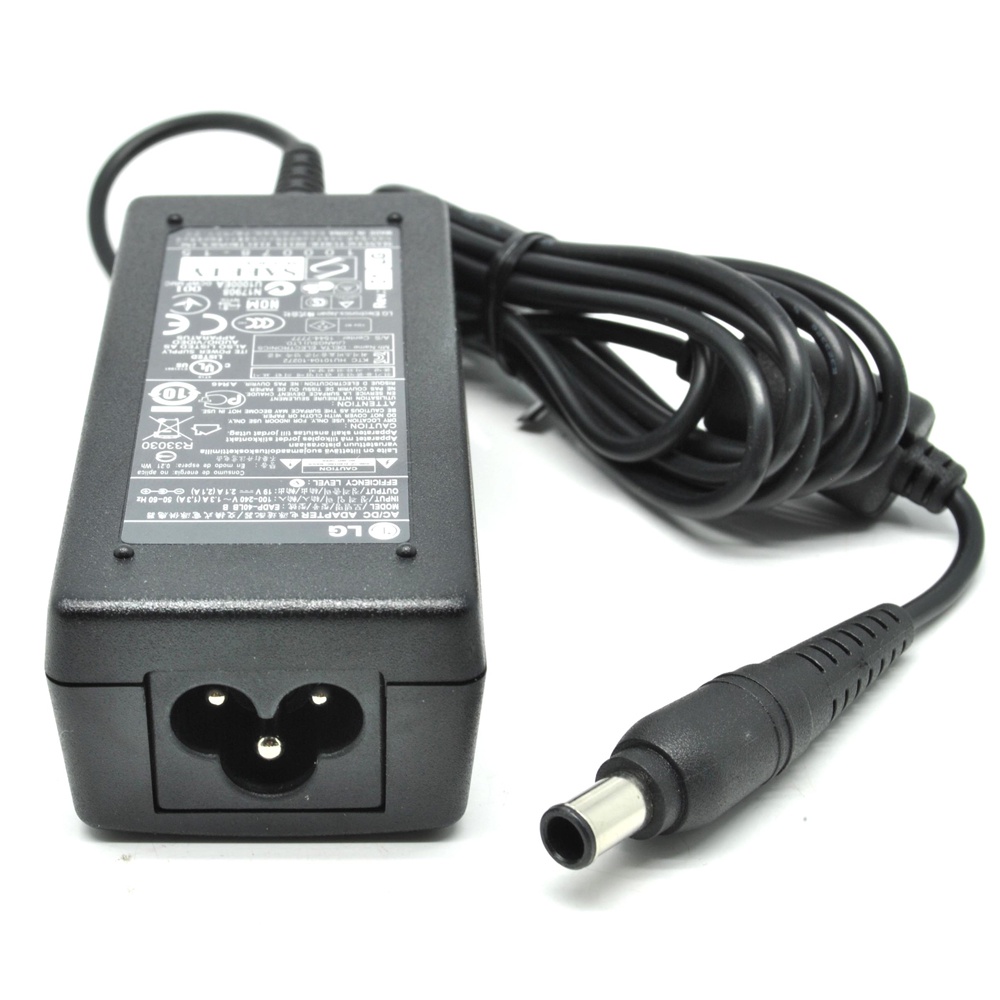 Adaptor Charger TV LG LCD Monitor LED TV 19volt Plus Kabel Power Ke Listrik