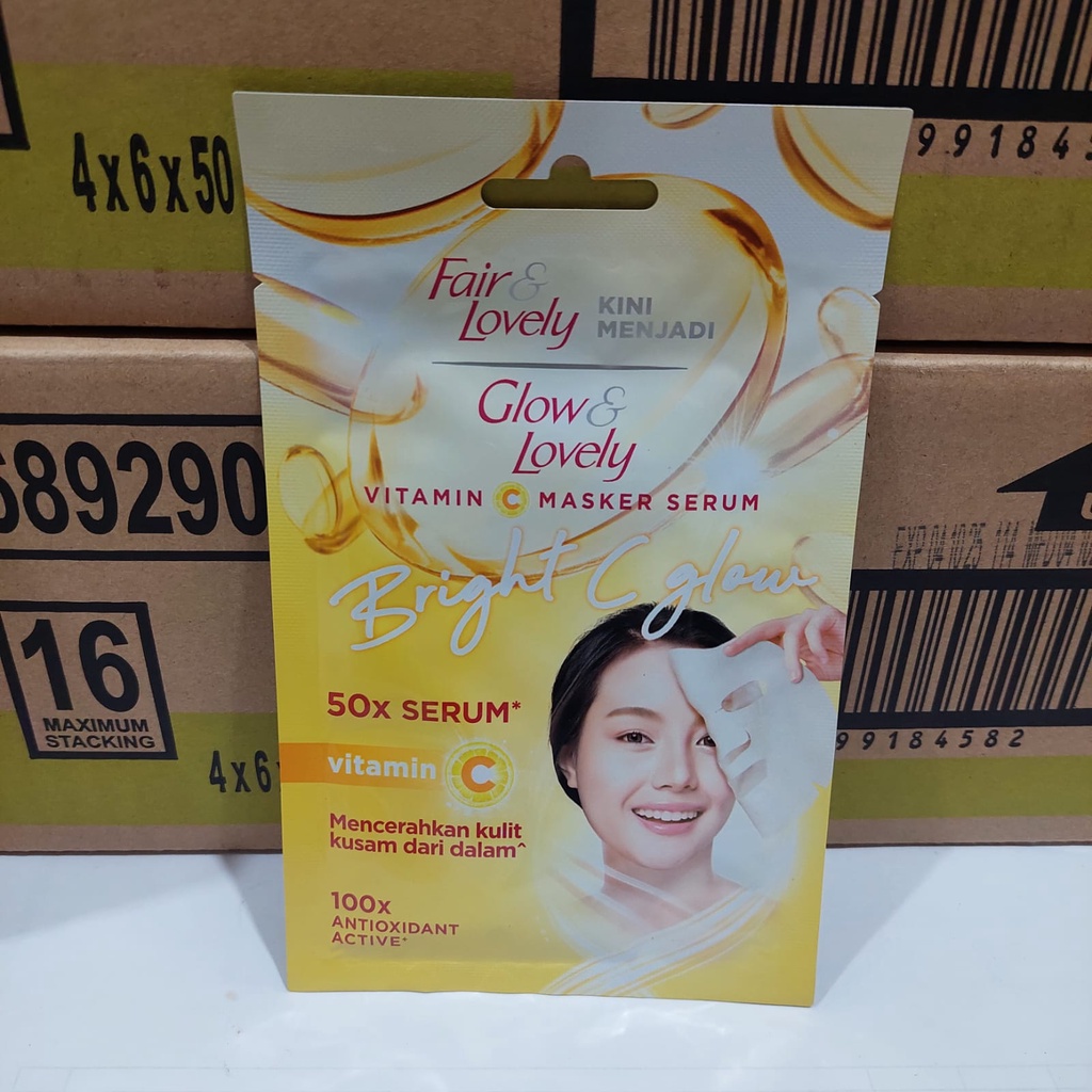 Fair &amp; Lovely Glow &amp; Lovely Masker Serum Vita Glow Bright C Glow 20gr