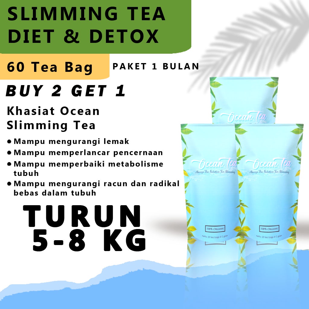 Teh Pelangsing Teh Diet Detox Tea Teh Detox Pelangsing Penurun Berat Badan Diet Pelangsing Badan