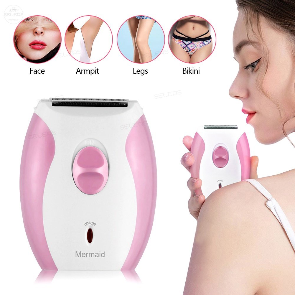 Mesin Penghilang Bulu Elektrik Tanpa Sakit Epilator USB Rechargable Hair Remover Untuk Wanita Cordless Depilator Alat Cukur Kaki Tubuh