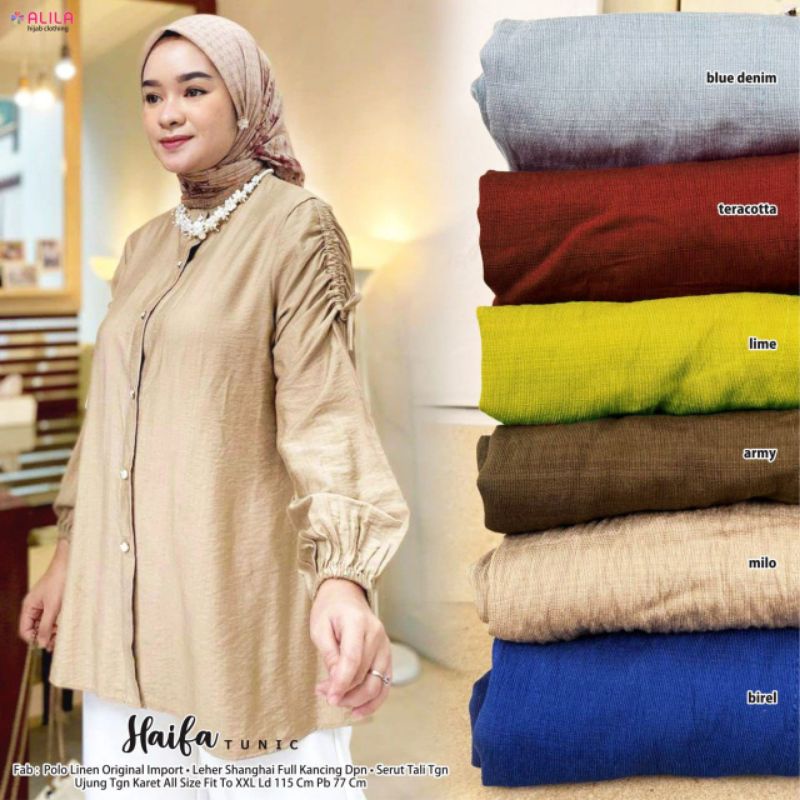 HAIFA TUNIC ORI ALILA | Polo Linen Original Import