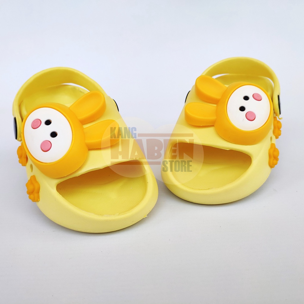 Habenkids Sandal Anak Lucu Bayi Balita Cewek Cowok Karakter 3D Kelinci 508KLC