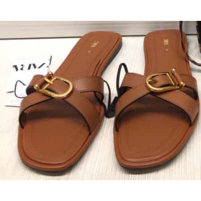 Jastip Sandal Flat Wanita Zara New/Sandal Flat Zara/Sandal Wanita