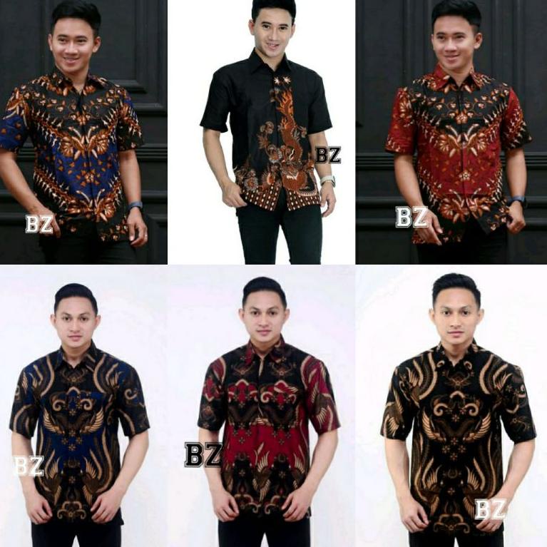 Ready batik pria murah/kemeja batik pria asli pekalongan