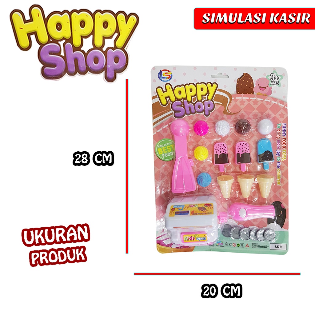 Mainan Masak-Masakan/ Mainan  Kasir Happy Shop Cashier LK9 JSP