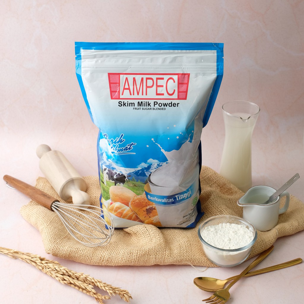 

Susu Bubuk Ampec Skim Milk Powder Low-fat (1 Kg)