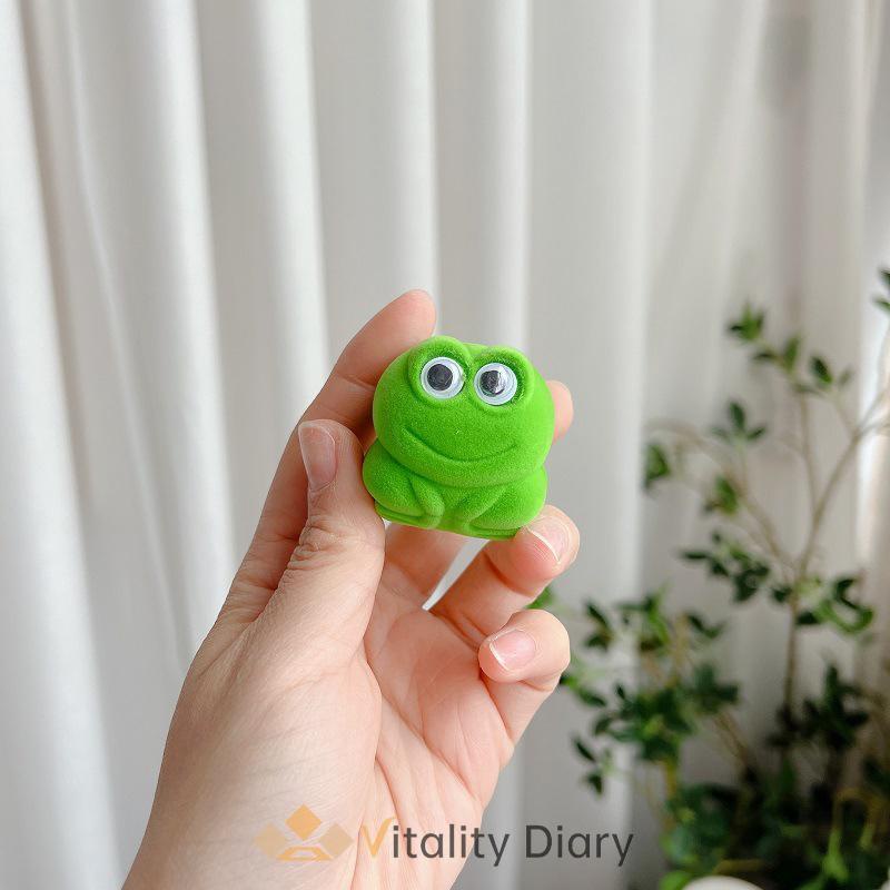 【COD❤️】 Cincin Kartun Kotak Lembut Fashion Korea Berkelompok Kreatif  Lucu Perhiasan Hadiah-VDY