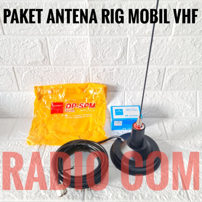 ANTENA RIG MOBIL VHF D-ANTENA PO150 PO 150 VHF PLUS BRACKET MAGNET DP SPM / ANTENA PECUT ANTENNA MOBIL PECUT LARSEN PO150 VHF PLUS DP SPM