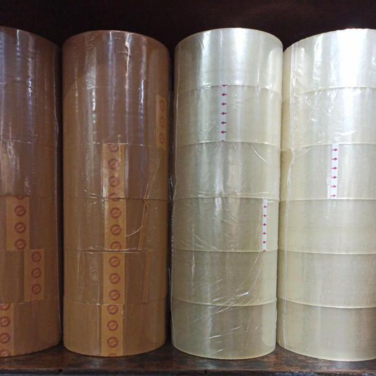 

Paket Untung LAKBAN BENING/COKLAT DAIMARU 2 INCH 100 YARD isi 6 Rol