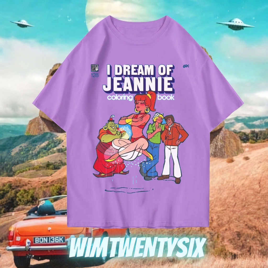 KAOS OVERSIZE CARTOON JEANNIE VINTAGE TEE