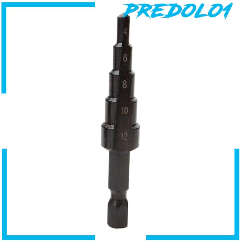 [Predolo1] Mata Bor Step Alur Lurus Drilling Power Tools Untuk Fibreglass Tembaga
