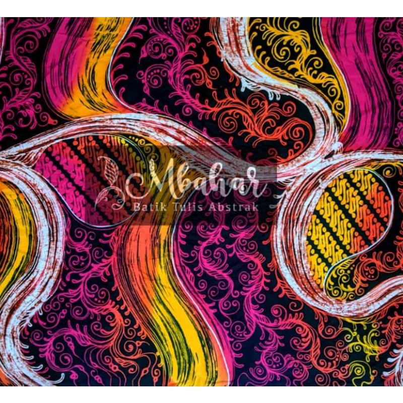 Batik Abstrak Batik Tulis Asli 100% Original