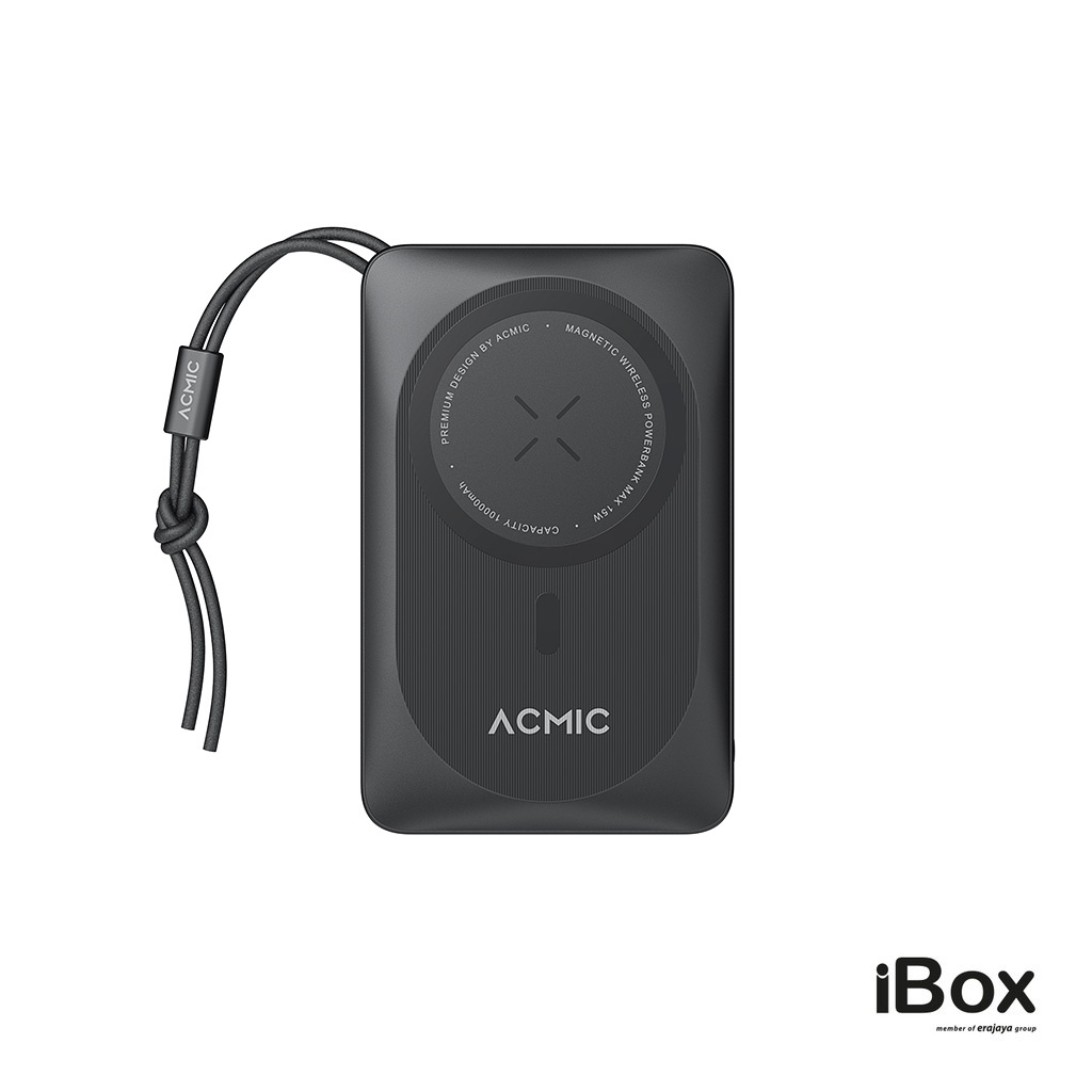 Acmic Magbank Mw10 Mag. Wireless Power Bank - Black