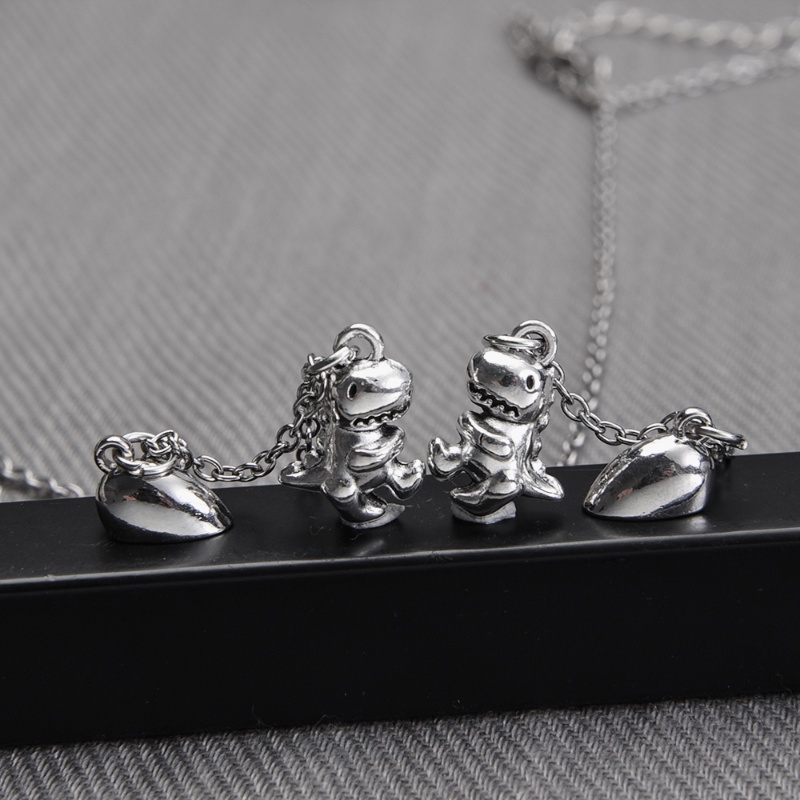 Kalung Pasangan Berbentuk Dinosaurus Hari Valentine Pacaran Perhiasan Aksesoris Menarik Reksa Cinta Kalung Pacar Persahabatan Kalung