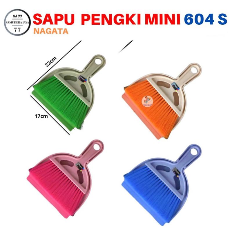 SAPU PENGKI MINI NAGATA 604S / DUST PAN NAGATA / SAPU NAGATA / PENGKI NAGATA / SAPU SET