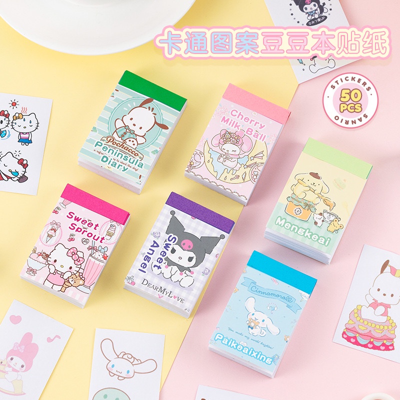 

STIKER - stiker mini notebook sanrio character