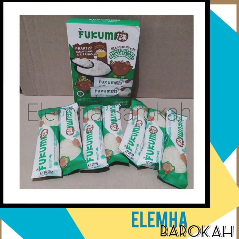 

M31 Fukumi Beras Porang Konjac Rice Beras Shirataki Ecer 1 Sachet 40gr BIG SALE ヴ