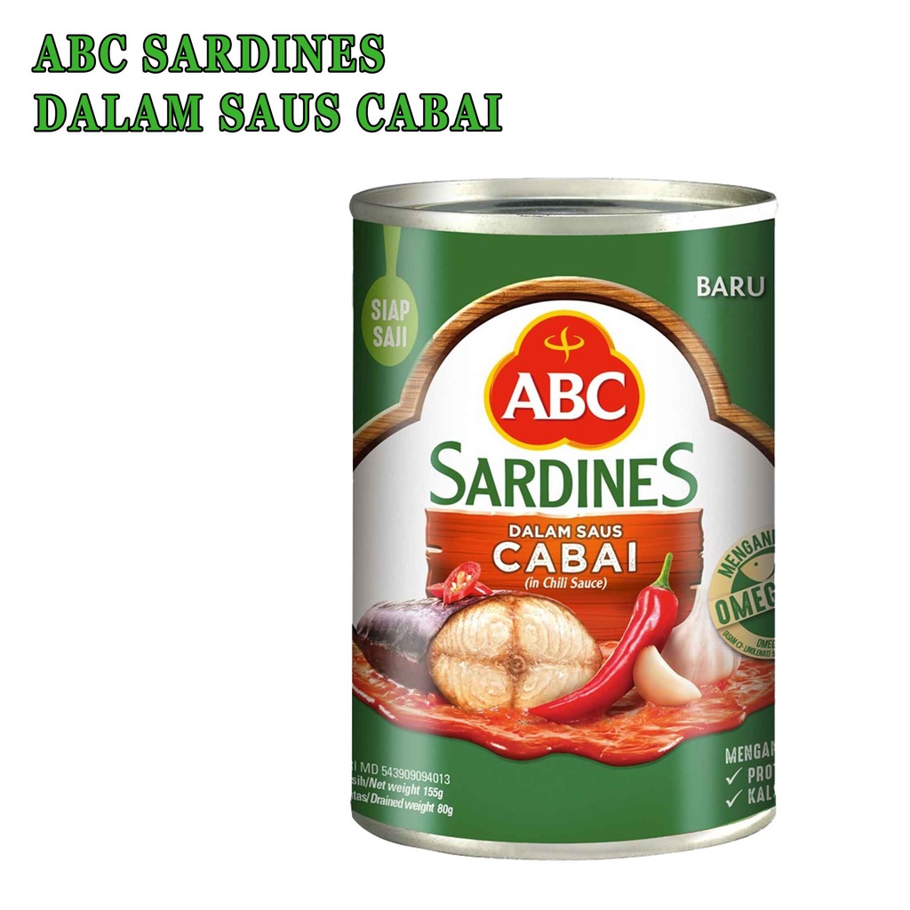 ABC SARDINES DALAM SAUS CABAI 155g