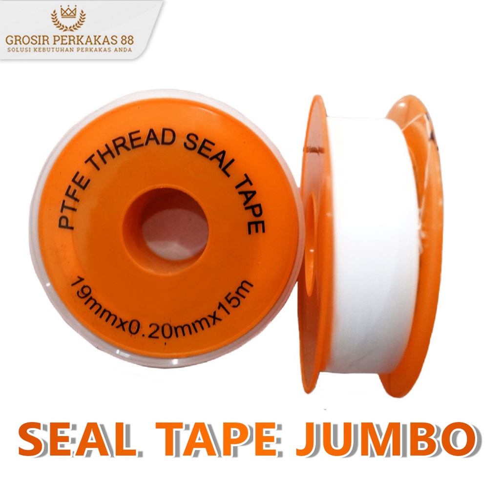 Seal Tape Siltip Pipa Jumbo 2cm x 15m Selotip Kran Tba Besar