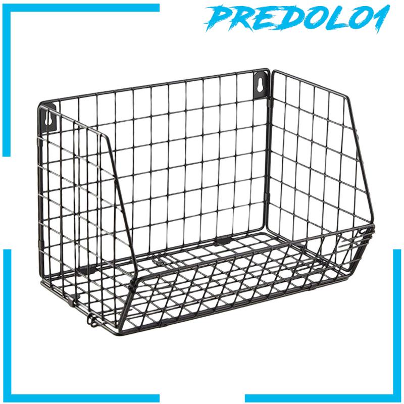 [Predolo1] Hanging Closet Organizer Keranjang Dinding Gantung Untuk Dapur Laundry Room Office