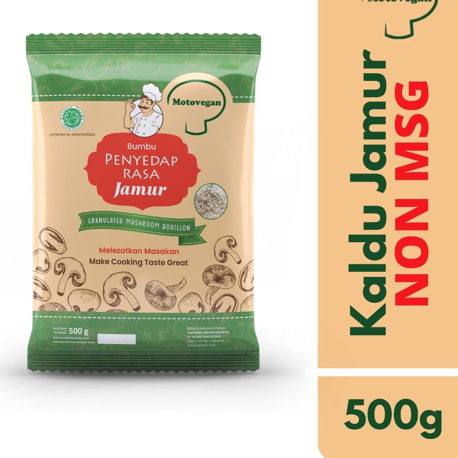 

✨Original✨ Motovegan Kaldu Jamur Penyedap Rasa Non Msg 500 Gram 