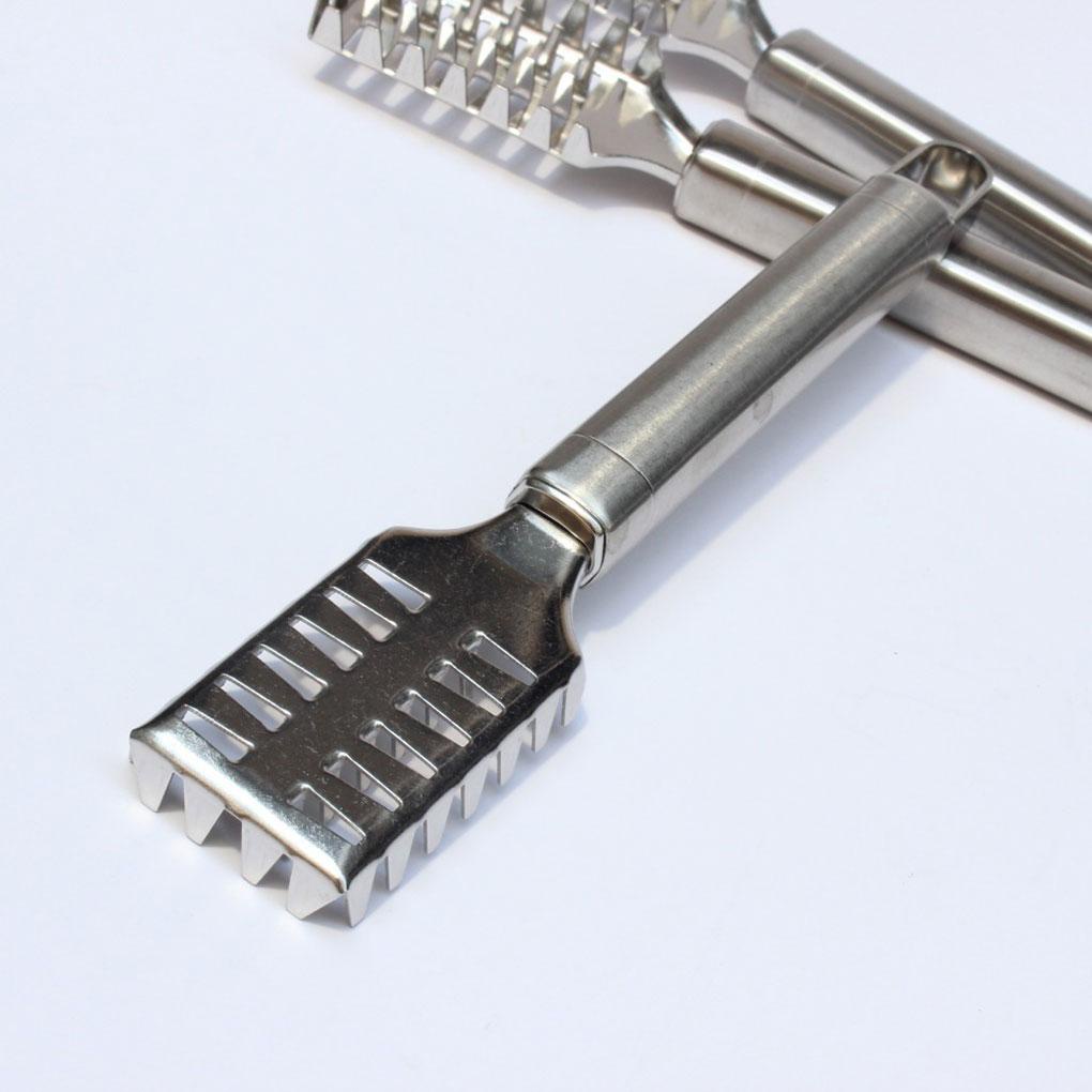 Stainless Alat Cukur Kulit Ikan Praktis Pembersih Sisik Brush Remover Tool Scraper