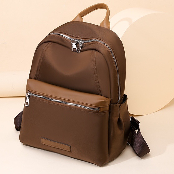 TAS RANSEL WANITA PREMIUM IMPORT KOREA ANTI AIR BRANDED CEWEK BACKPACK SEKOLAH MURAH BATAM COKLAT LIVESEY TA742B7 GENDONG REMAJA KEKINIAN PUNGGUNG KULIAH KERJA