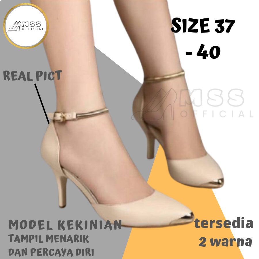 HILLS TINGGI PESTA HILS FASHION WANITA REMAJA DEWASA HELLS TALI CEWEK TERBARU  BEIGE SEPATU WANITA H