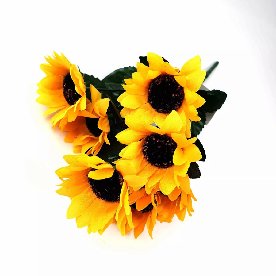 [1 Pcs] Bunga Matahari Latex / Bunga Matahari Artificial / Bunga Matahari Palsu Plastik / Bunga Matahari