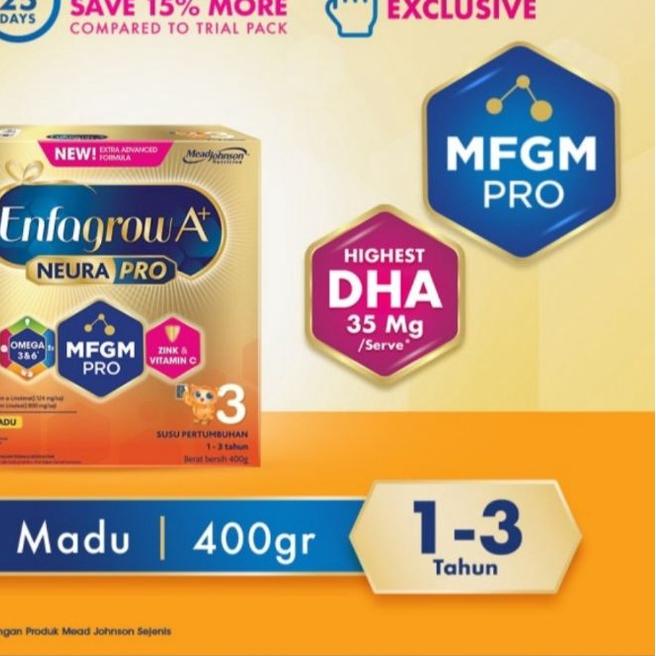 

✲ Enfagrow A+ 3 Susu Formula 400gr ☛