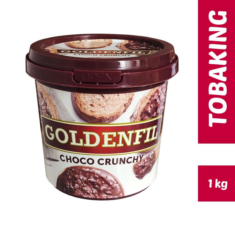 

G98 GOLDENFIL Choco Crunchy 1kg selai coklat pasta WOW BANGET ㅬ
