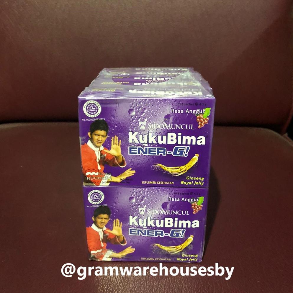 

O91 Kukubima Anggur Ener-G isi 6 Sachet TERMURAH ヶ