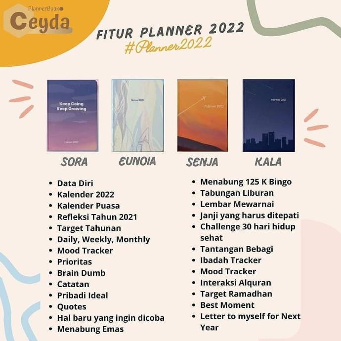 

Planner 2022 1 Pcs - RA Planner