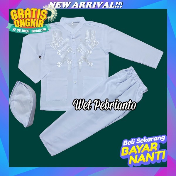 Ammarkids X Hafiz Hafizah One Set Series Baju Couple Anak Laki-Laki Dan Perempuan Setelan Gamis Dan 