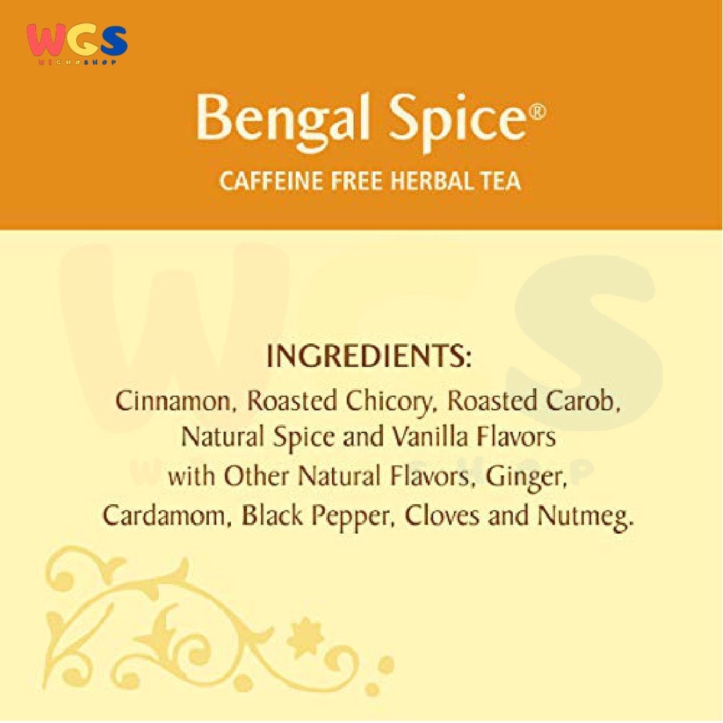 Celestial Seasonings Bengal Spice Herbal Tea Caffeine Free 20s x 2.35g