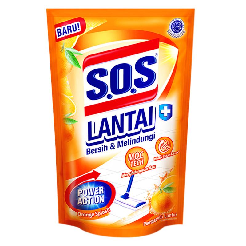 SOS PEMBERSIH LANTAI ORANGE SPLASH 4