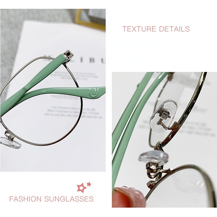 Kacamata Anti Blue Light Kacamata Anti Radiasi Eyeglasses Vintage Glasses Komputer Untuk Wanita/Pria Fashion