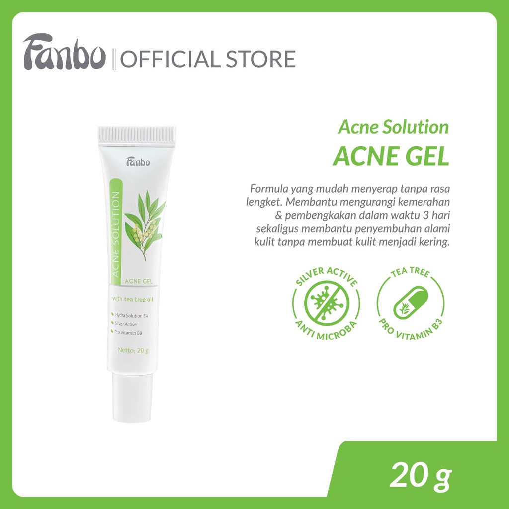 [BUY 1 GET 1 FREE MOIST GEL] Fanbo Acne Solution Gel 20g