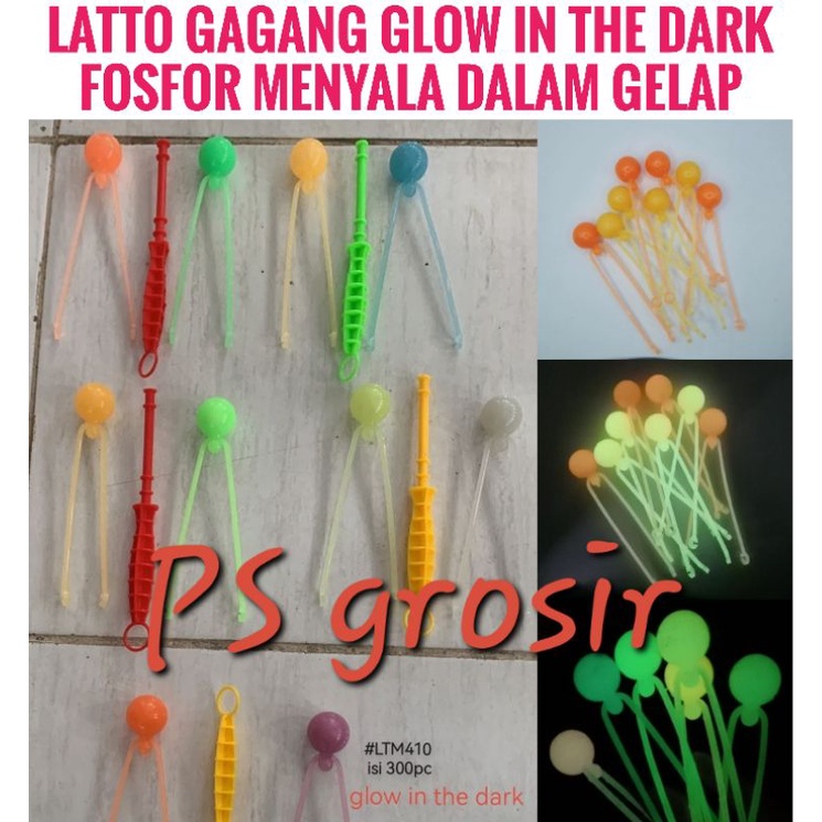 LATTO GAGANG BESAR GLOW IN THE DARK MENYALA DALAM GELAP / LATO GAGANG FOSFOR