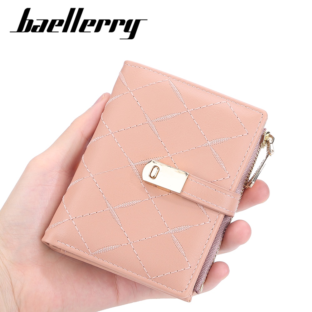 BAELLERRY N8628 Dompet Wanita Kecil Bahan Kulit PU Leather Premium WATCHKITE WKOS