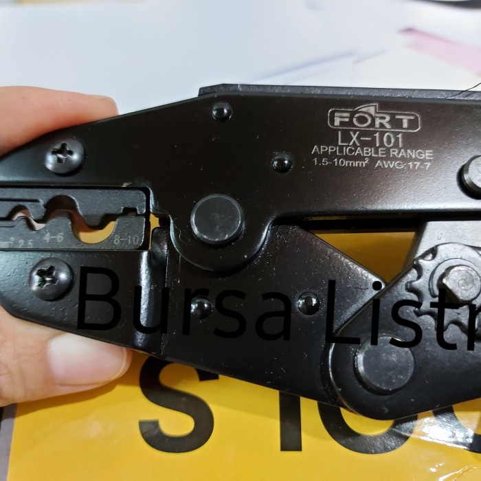 Crimping Tang Press Skun Polos 1-10 Mm Awg 17-7 Crimping Lx-101