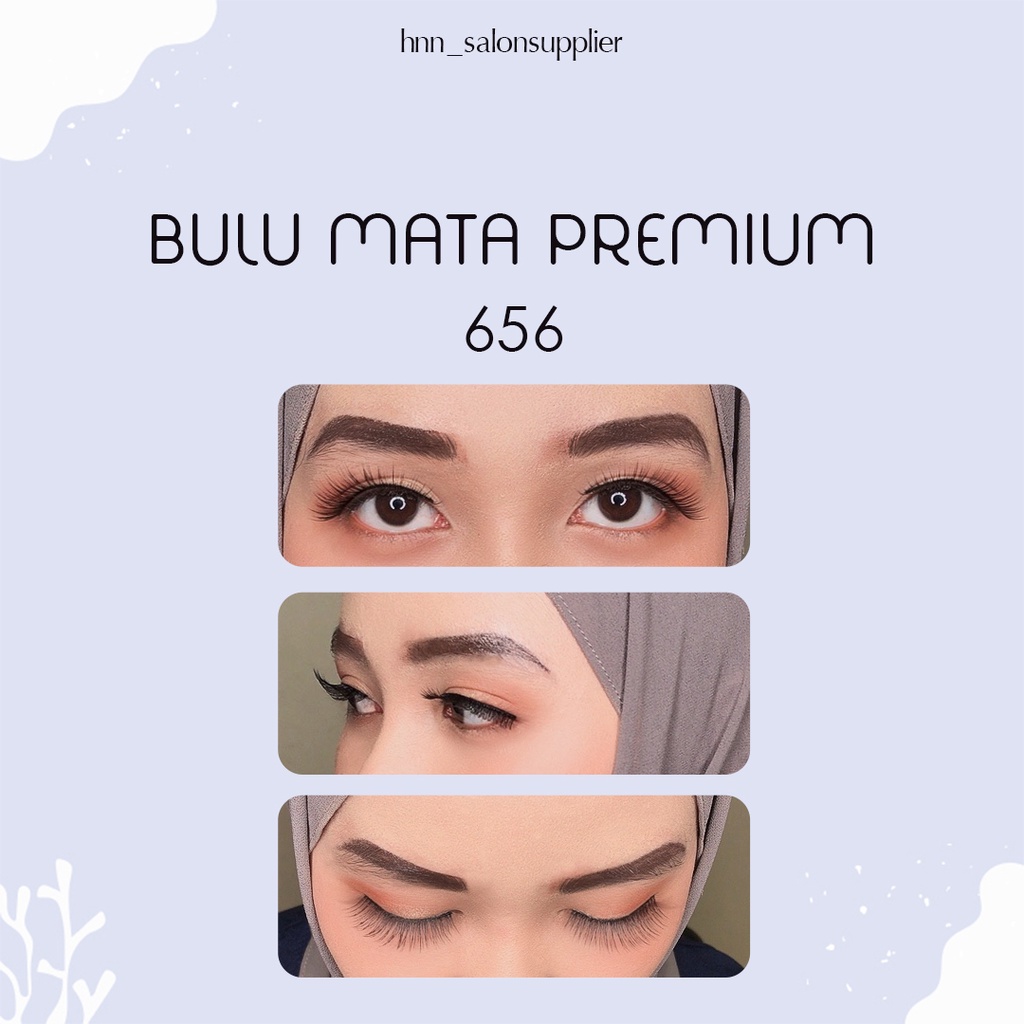 656 Bulu Mata Palsu Handmade Fake Eyelash Eye lashes lash Artifivial Belle Eyelashes Premium