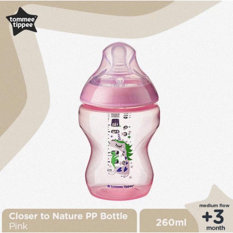 Tommee Tippee Bottle Tinted 260 ml (1 Pcs) - Botol Susu Bayi